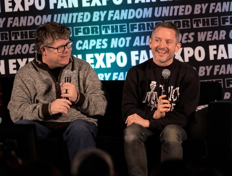 Fan Expo Portland is back at the Oregon Convention Center this weekend for a party celebrating comics, movies, gaming, anime, and so much more! Things kicked off Friday with several celebrity panels, including a conversation with the hobbits from The Lord of the Rings franchise – Elijah Wood, Sean Astin, Billy Boyd, and Dominic Monaghan. (Photo by Tristan Fortsch for KATU News on January 16, 2025)