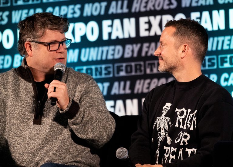 Fan Expo Portland is back at the Oregon Convention Center this weekend for a party celebrating comics, movies, gaming, anime, and so much more! Things kicked off Friday with several celebrity panels, including a conversation with the hobbits from The Lord of the Rings franchise – Elijah Wood, Sean Astin, Billy Boyd, and Dominic Monaghan. (Photo by Tristan Fortsch for KATU News on January 16, 2025)