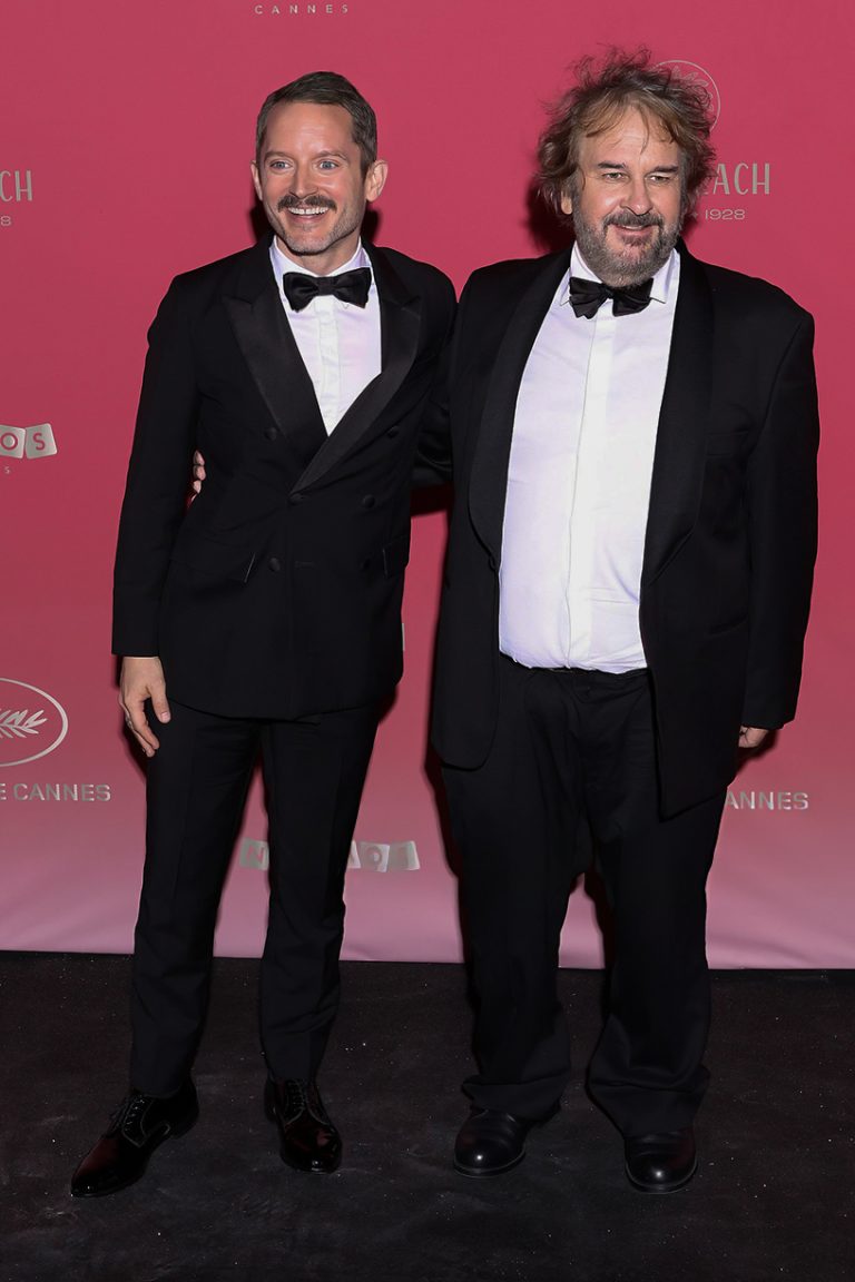 CANNES, FRANCE - MAY 12: Elijah Wood and Peter Jackson attend the opening ceremony dinner ahead of the 79th annual Cannes Film Festival on May 12, 2026 in Cannes, France.  (Photo by Pascal Le Segretain/Getty Images)